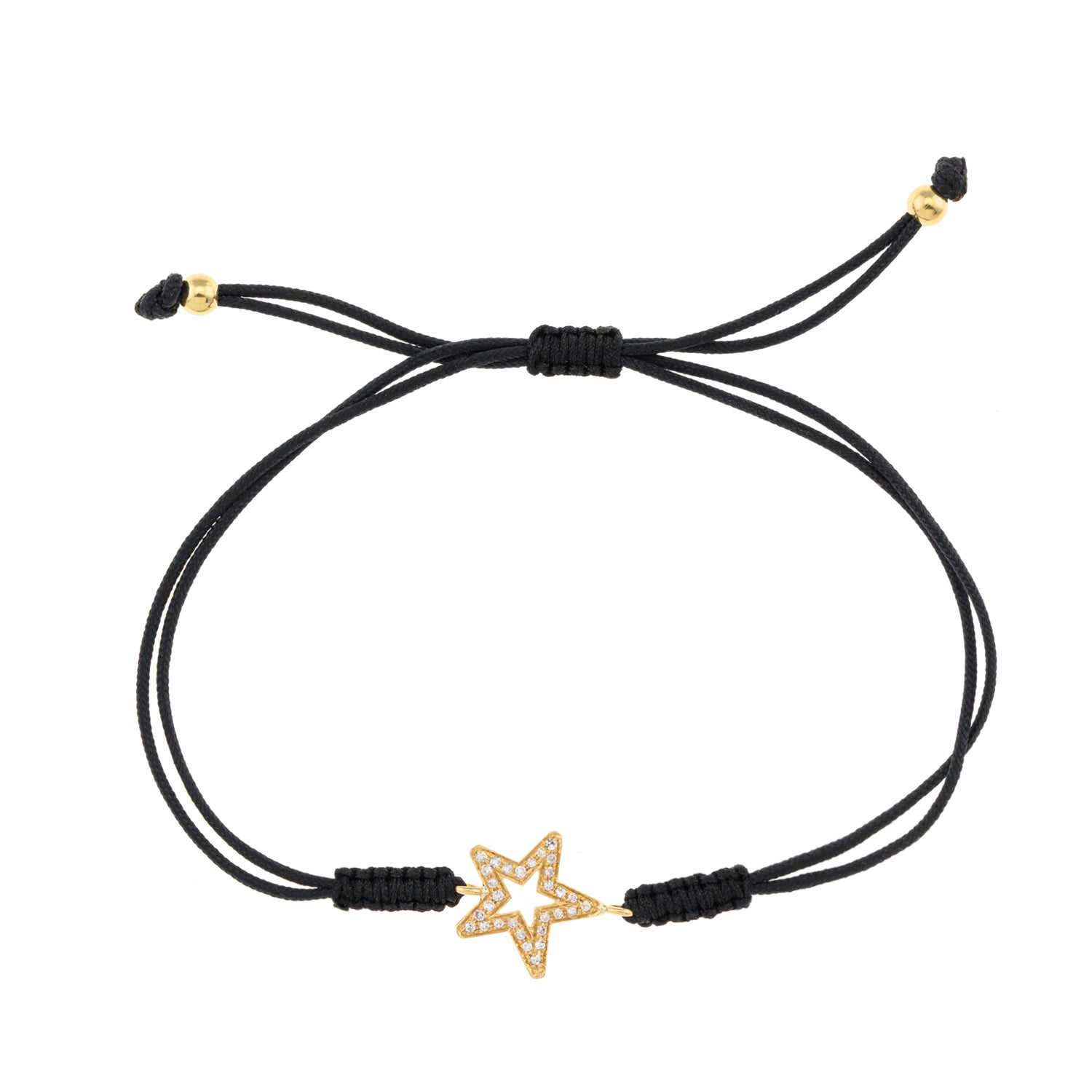 Hollow Star Cord Bracelet