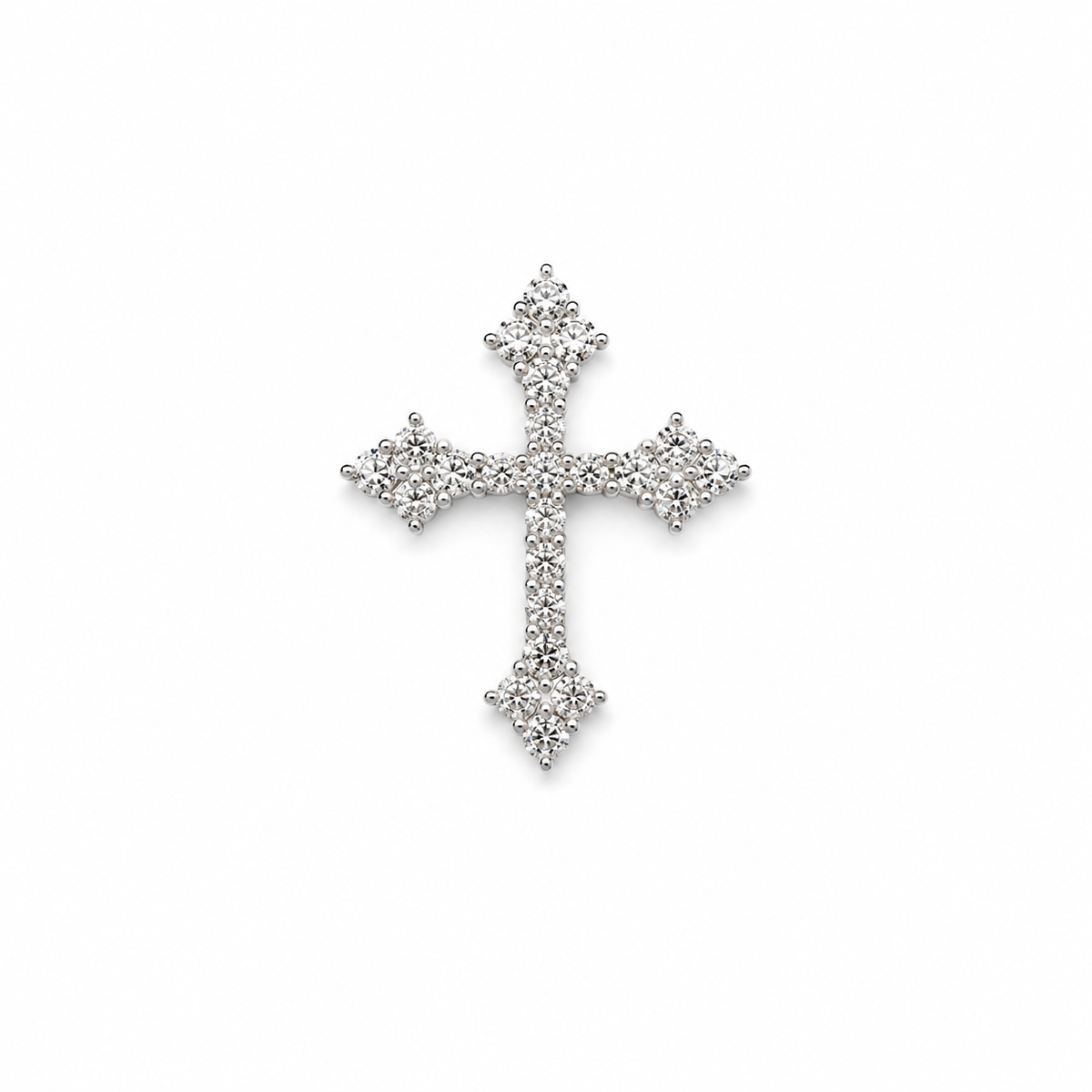 Floral Trefoil Cross