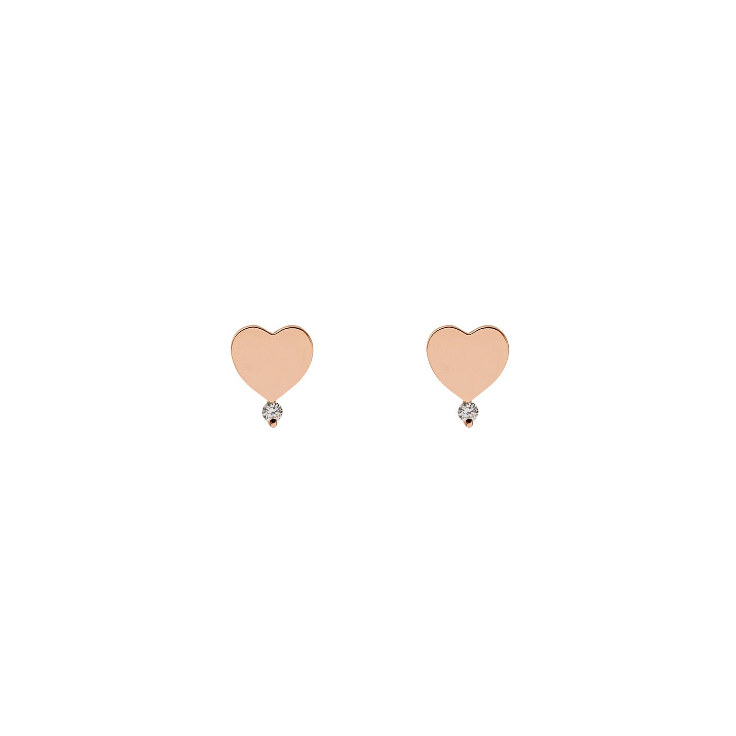 Engravable Heart Earrings