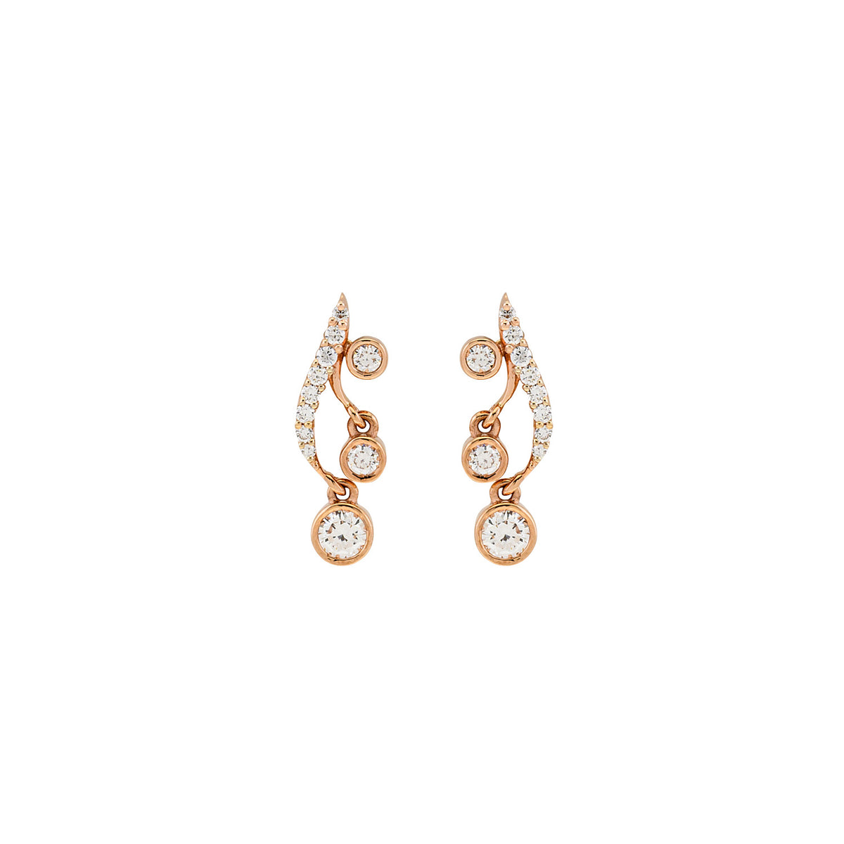 Diamond Earrings. Earring for Gift. Stud Earring. Anatol. Gift. Everyday earring. Easy to wear earring. Sparkly earring. Anatol Jewelry. Fine Jewelry. Golden Hall. Kifissia. Χρυσό σκουλαρίκι. Σκουλαρίκι καρφωτό. Σκουλαρίκι με διαμάντια. Χρυσά κοσμήματα. Κοσμήματα Κηφισιά. Σκουλαρίκι με μπριγιάν.