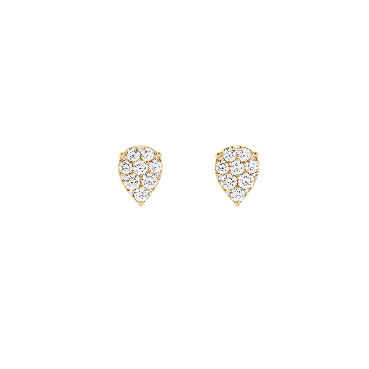 Pear Shape Diamond Earrings