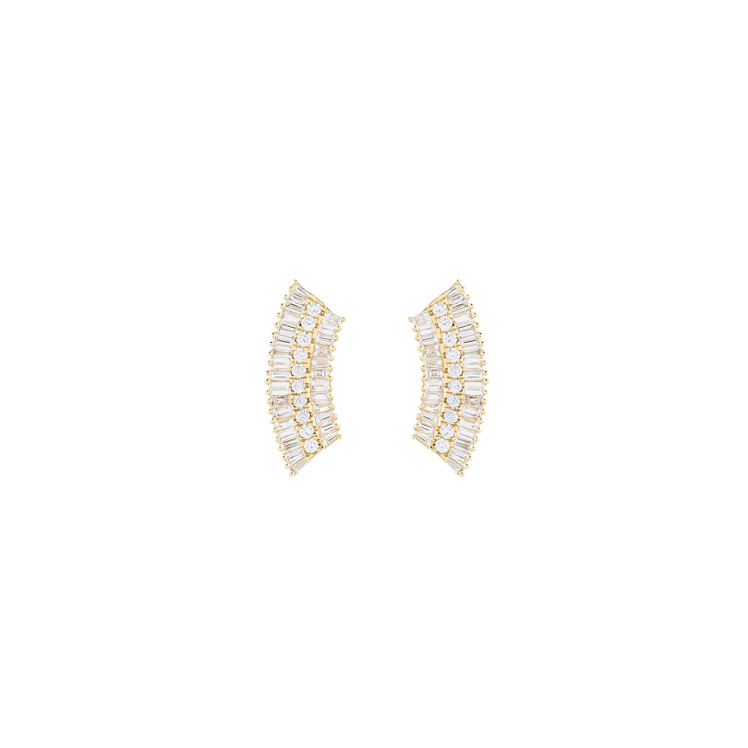 Blonde Diamond Earring