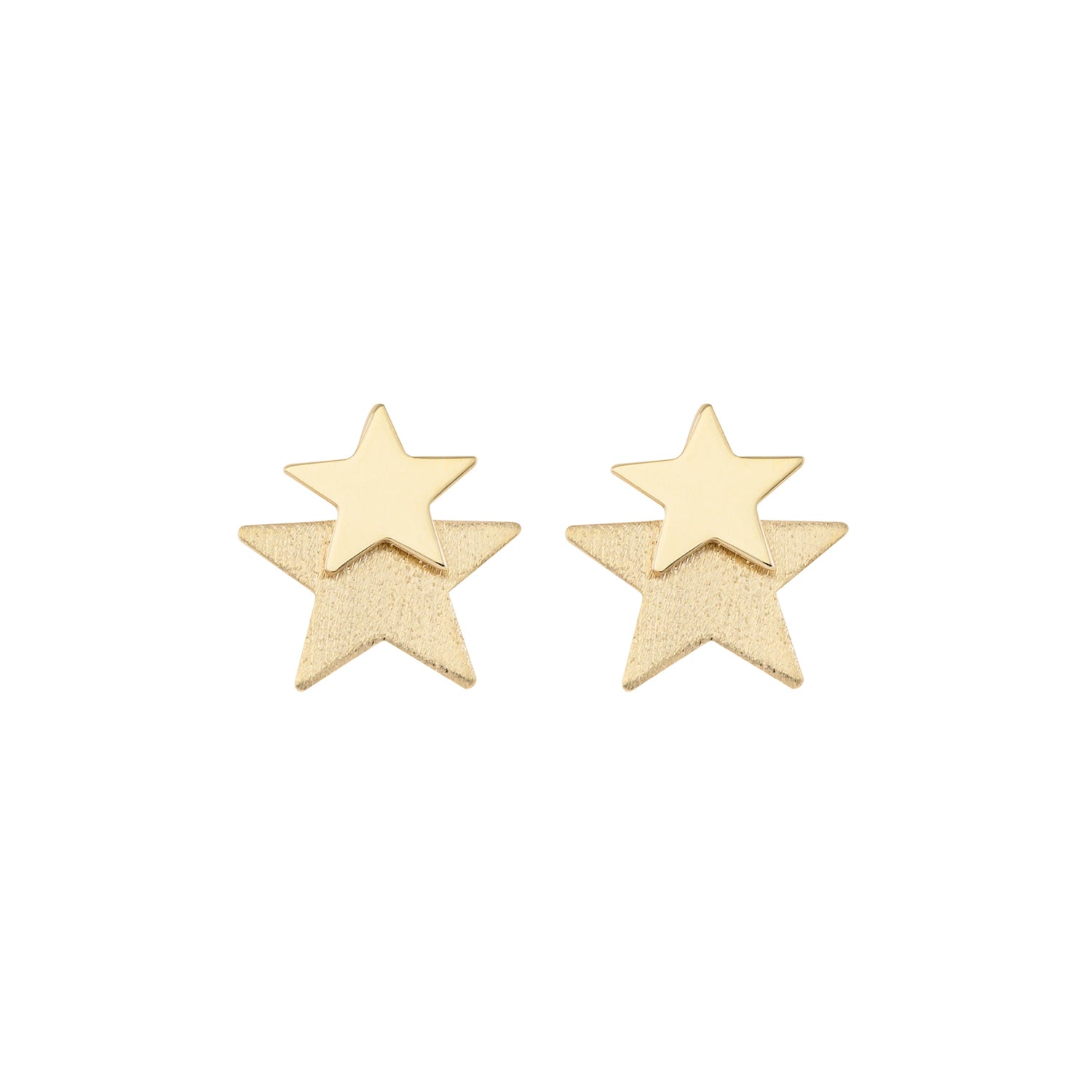 Double Star Earrings