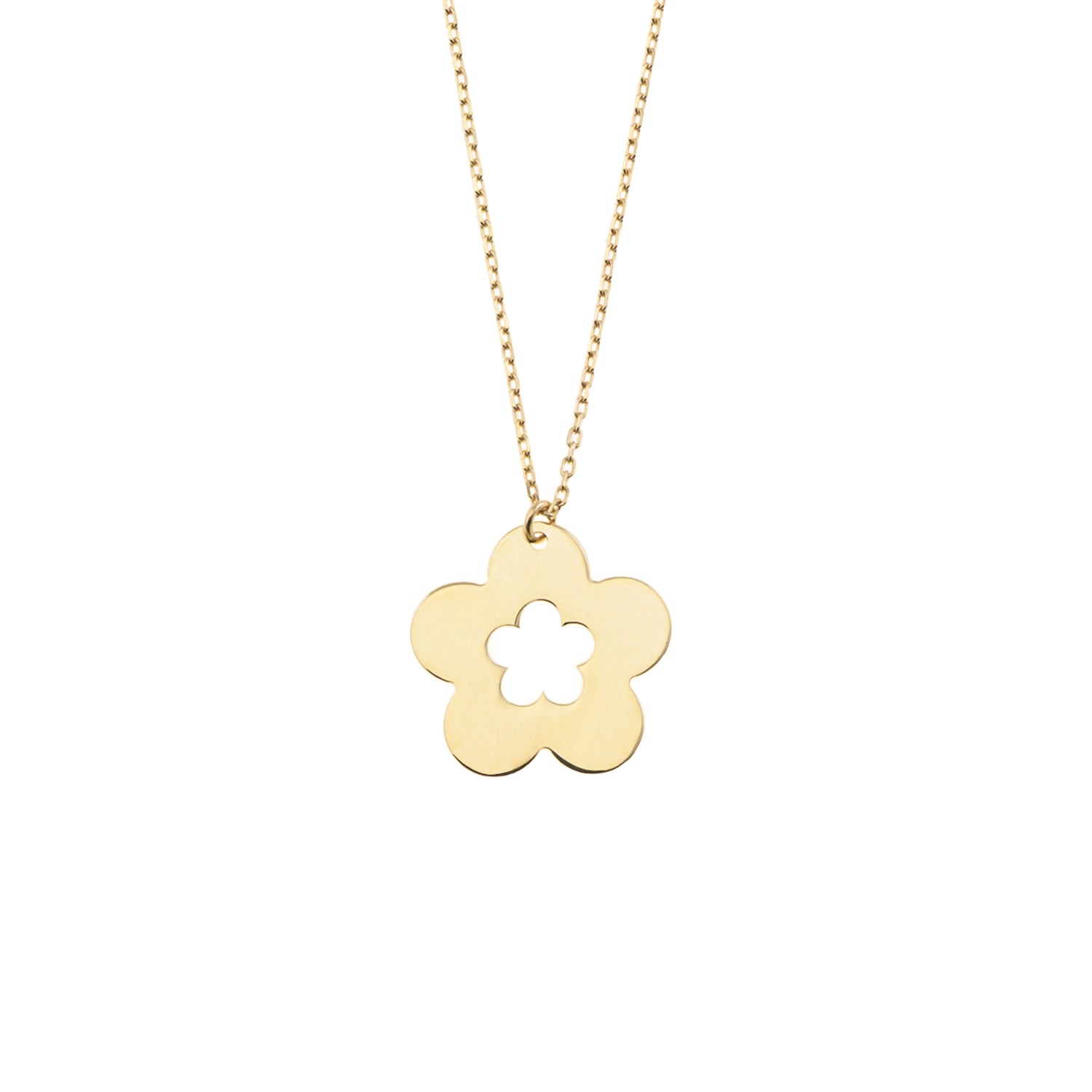 Golden Flower Necklace