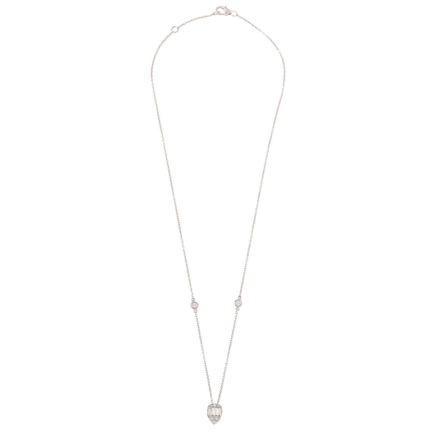 Fine Jewelry Necklace. Diamond Necklace. Gold and diamond Necklace. High end jewelry Necklace. Expensive jewelry. Expensive Necklace. Anatol jewelry. Kifissia. Golden Hall. Χρυσά κοσμήματα. Κοσμήματα Κηφισιά. Κολιέ με διαμάντια. Κολιέ με μπριγιάν. Ακριβό Κολιέ. Χρυσό Κολιέ. Pear shaped diamond necklace.