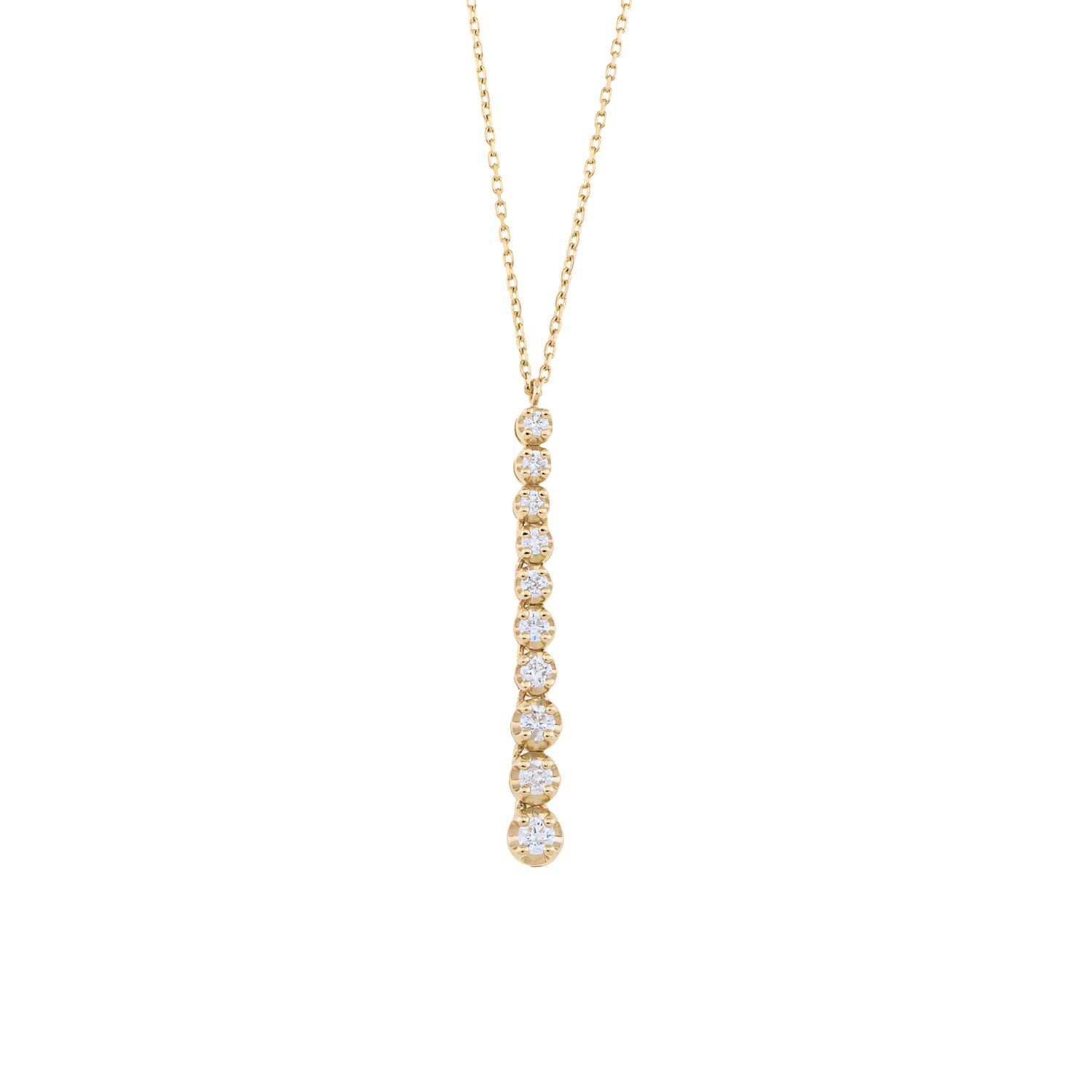 Diamond Drops Necklace