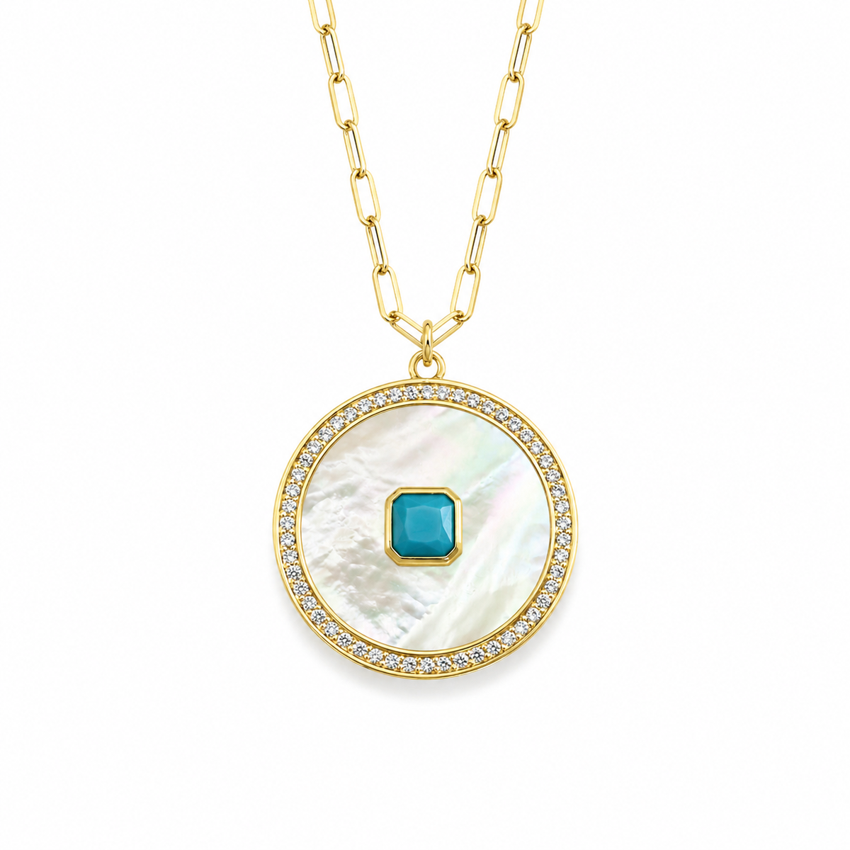 Aim for the Turquoise Necklace