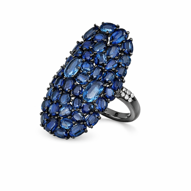 Blue Tongue Ring