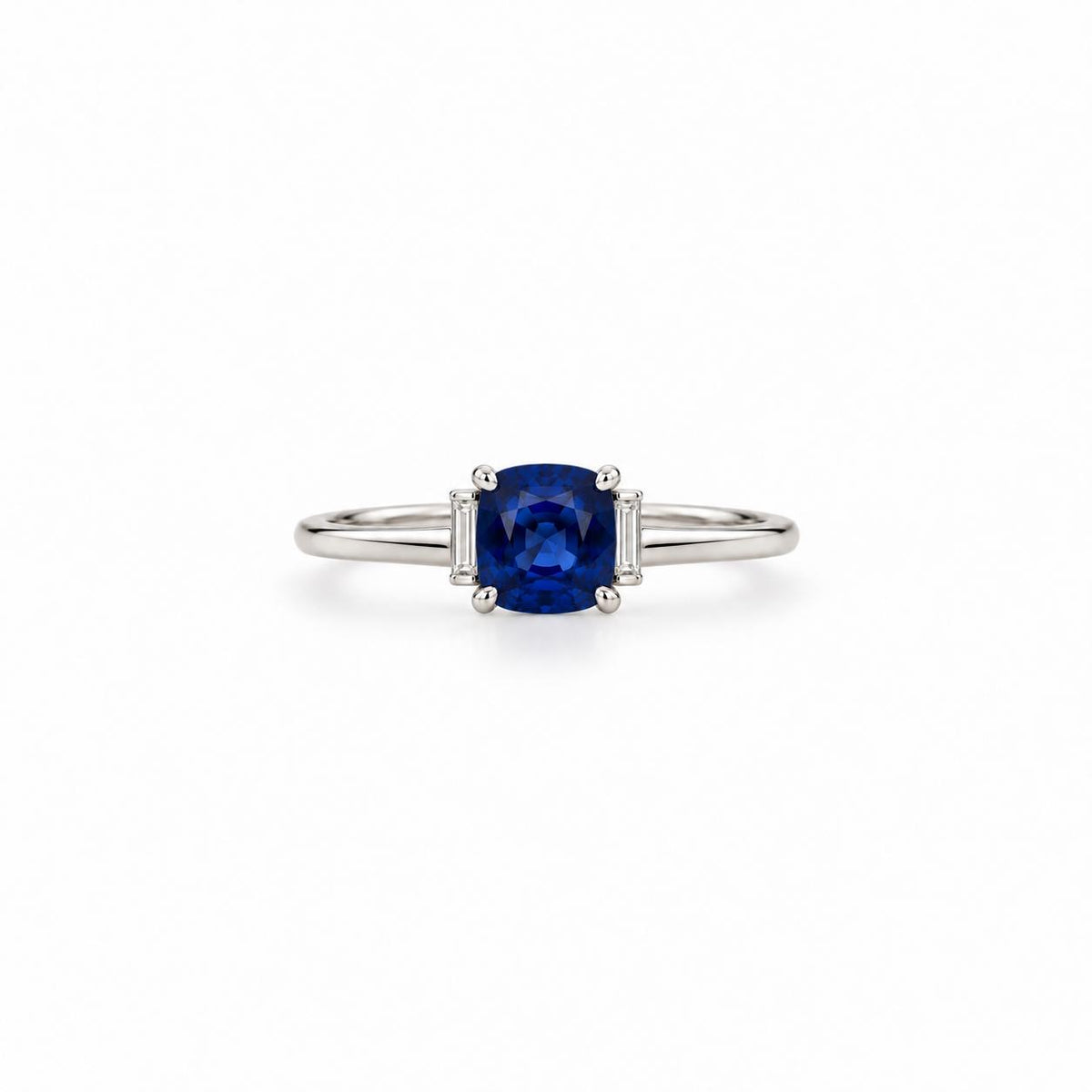 Sapphire and Diamonds Ring