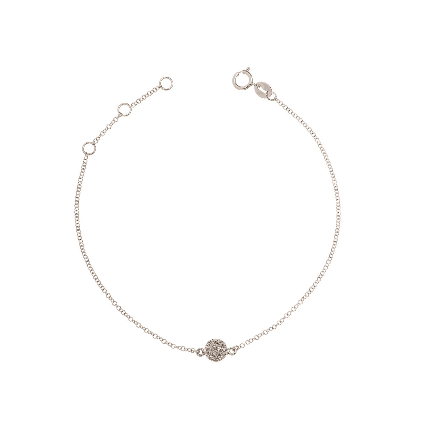 Diamond Circle Bracelet - Anatol Jewelry