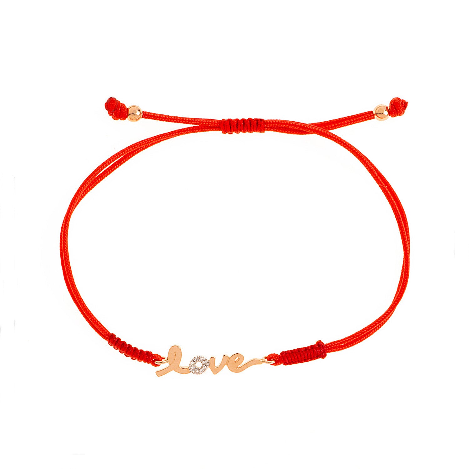 Love bracelet, Cord Bracelet.