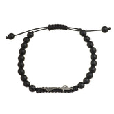 Onyx Bracelet. Gold and onyx bracelet. Diamond and onyx bracelet. Anatol jewellery. Golden hall. Kifissia. Fine jewellery. Χρυσά κοσμήματα. Κοσμήματα Κηφισιά. Βραχιόλι με όνυχα. Κοσμήματα με όνυχες. Crescent Sword Onyx Bracelet