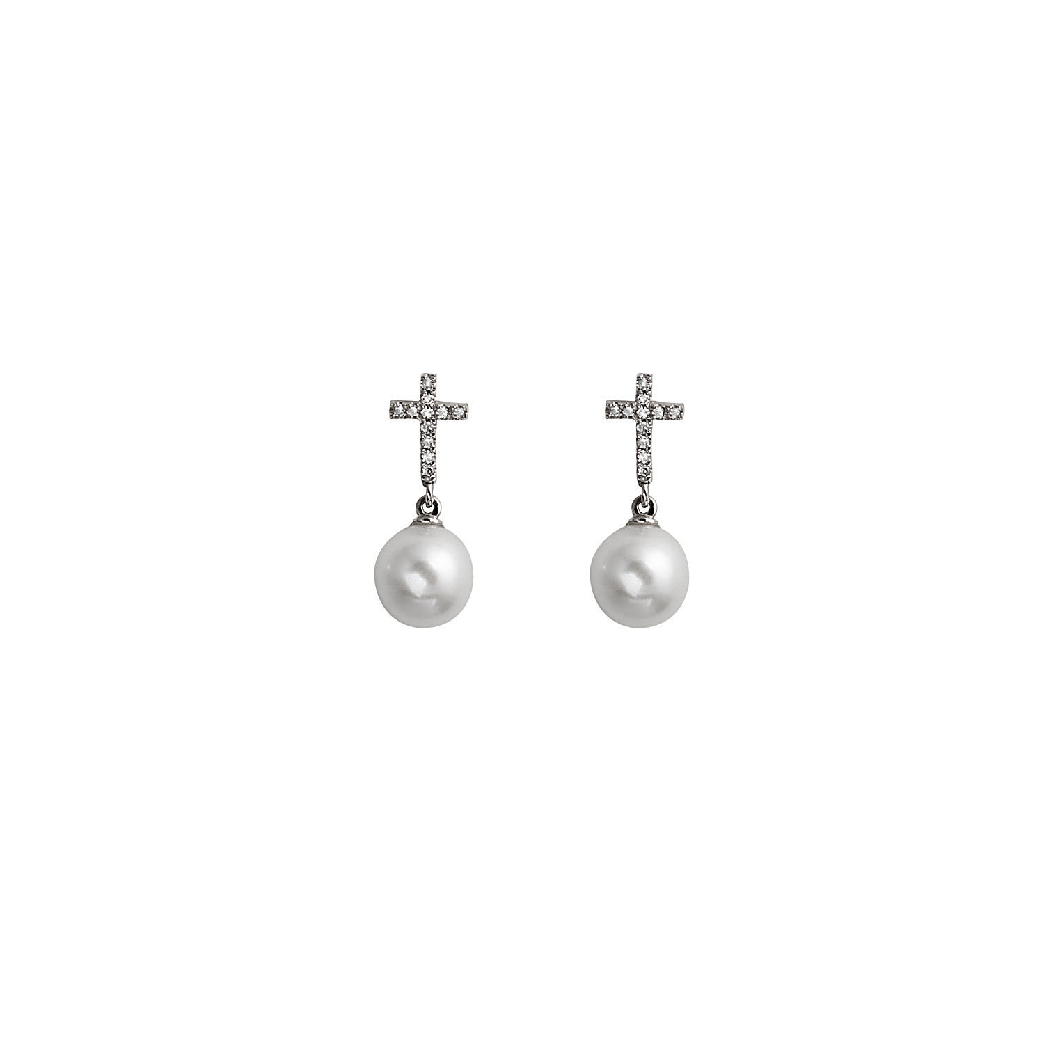 Pearl Earring. Earrings. 18K gold earring. Fresh water pearl. White Gold, yellow gold, rose gold. Perfect Gift. Earring gift. Hanging Pearl. Chain Erring. Fine jewelry. Anatol. Σκουλαρίκι χρυσό. Σκουλαρίκι με μαργαριτάρι. Σκουλαρίκι αλυσίδα. Σκουλαρίκι με πέρλα. Athens.
