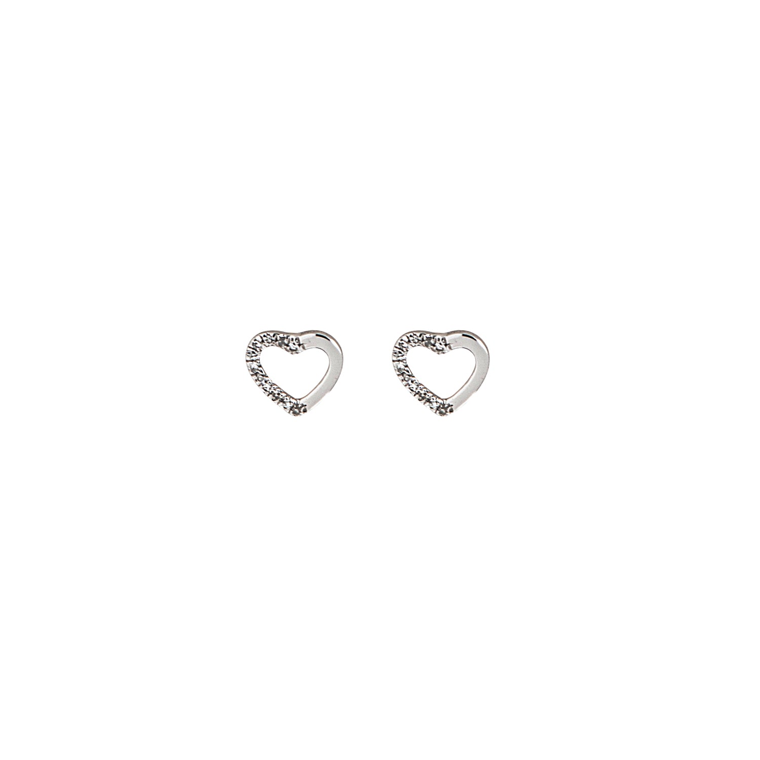 Heart Diamond Earring