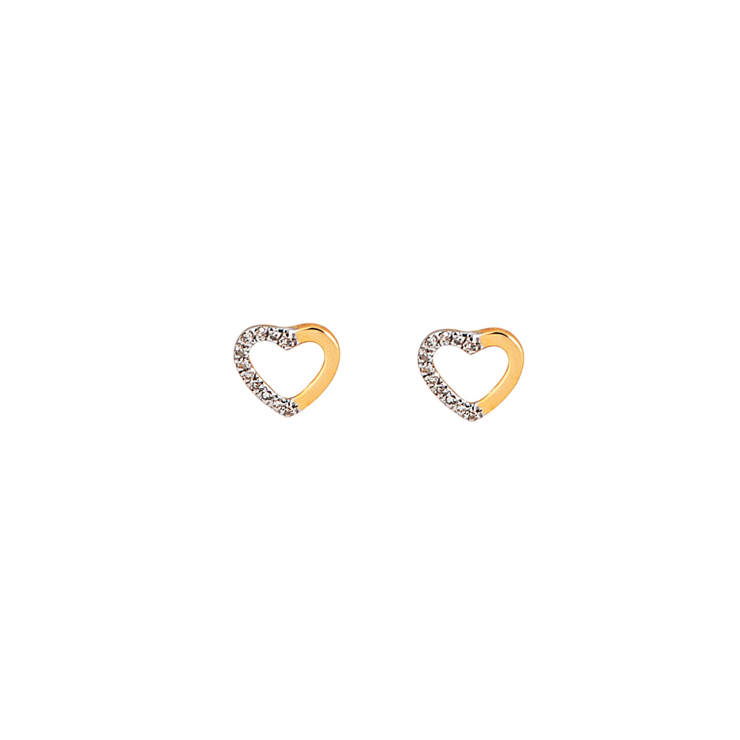 Heart Diamond Earring