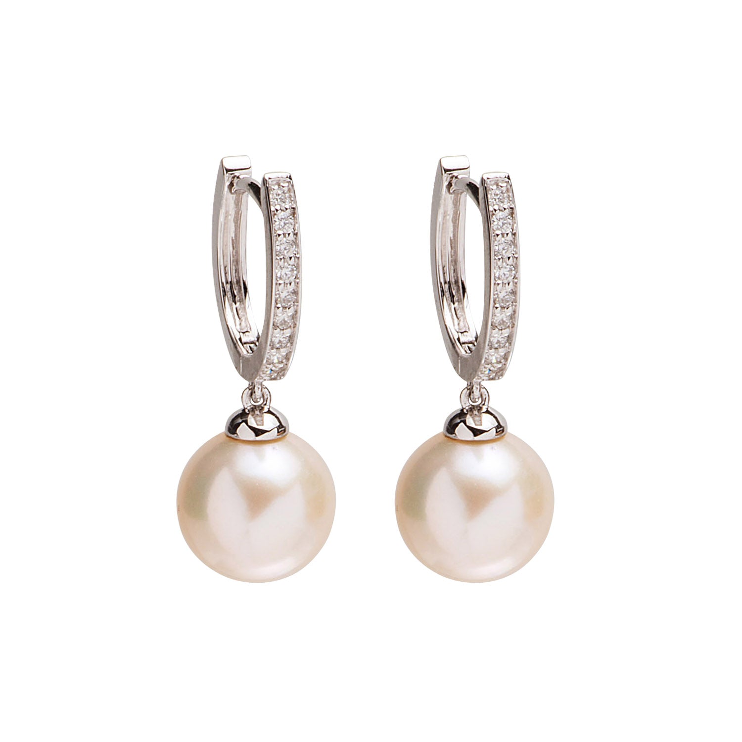 Pearl Earring. Earrings. 18K gold earring. Fresh water pearl. White Gold, yellow gold, rose gold. Perfect Gift. Earring gift. Hanging Pearl. Chain Erring. Fine jewelry. Anatol. Σκουλαρίκι χρυσό. Σκουλαρίκι με μαργαριτάρι. Σκουλαρίκι αλυσίδα. Σκουλαρίκι με πέρλα.