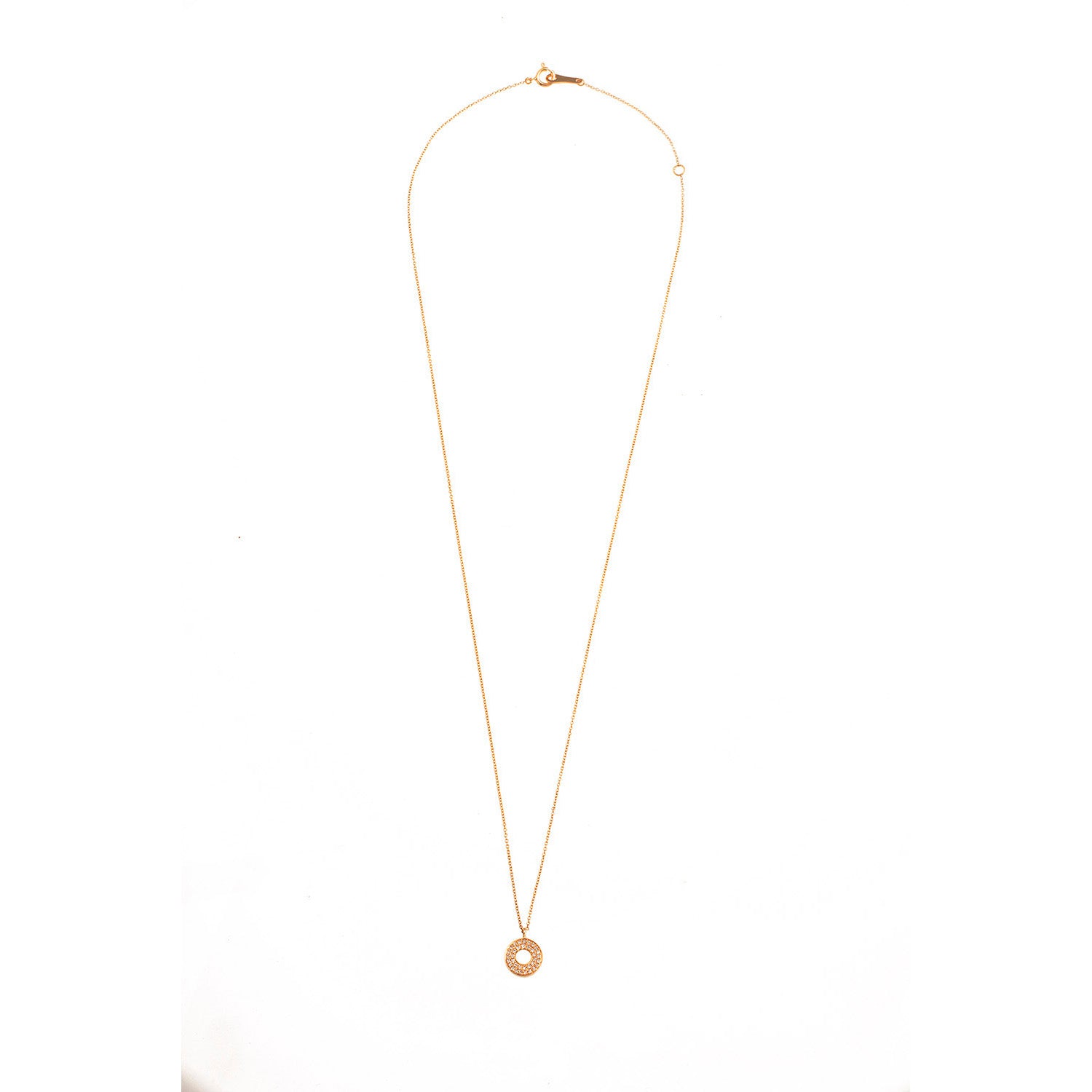 Diamond Circle Necklace