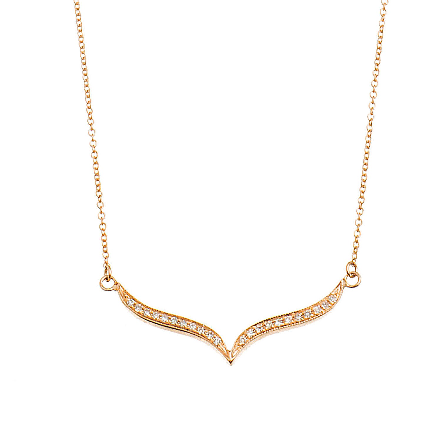 Symbol necklace. Heart, butterfly, round necklace. Gift necklace. Gold necklace. Diamond necklace. Precious stone necklace. Evil Eye necklace. Rose gold necklace. Chain necklace. Easy to wear necklace. Anatol jewelry. Fine jewelry. Diamond bar necklace. Bar necklace.