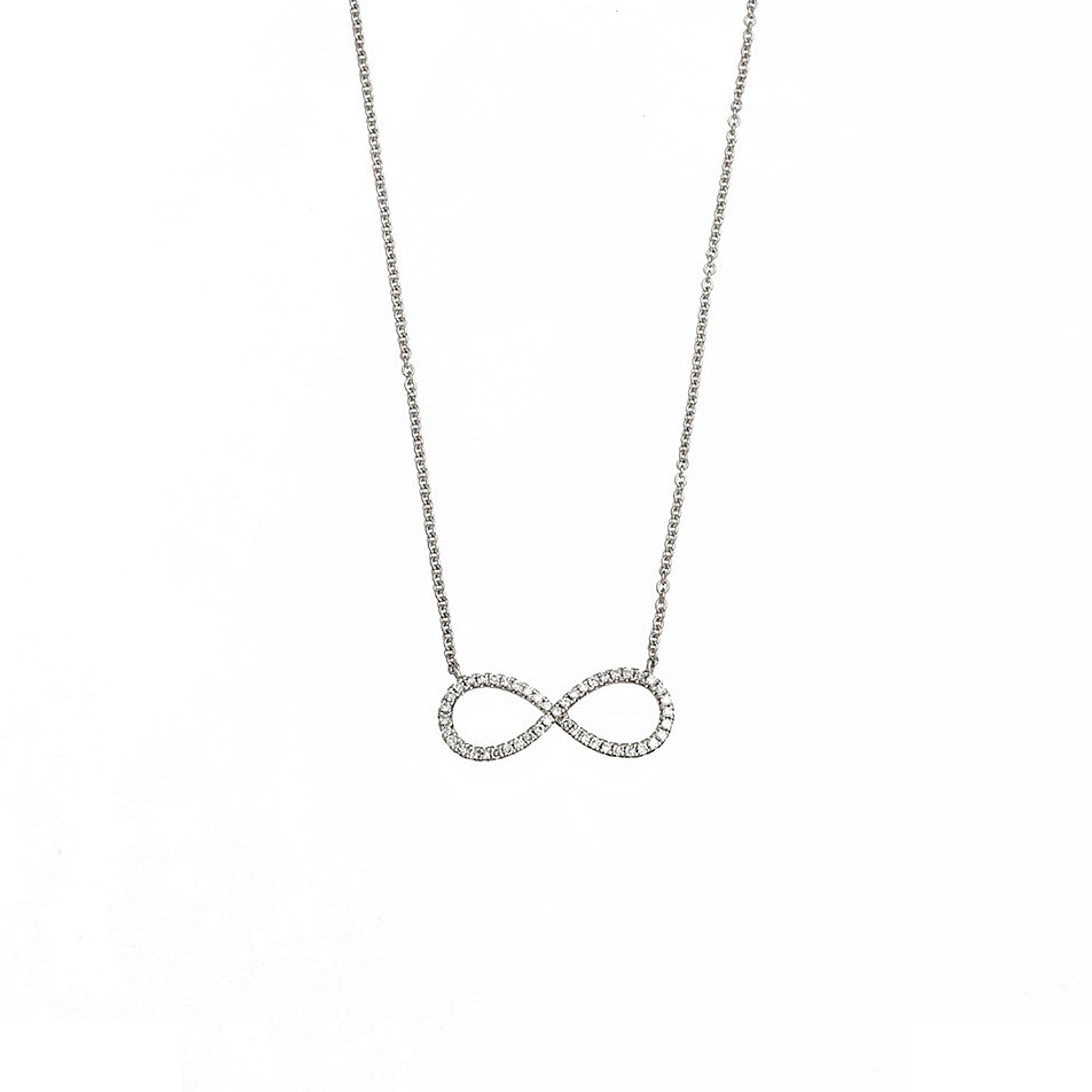 Diamond Infinity Necklace