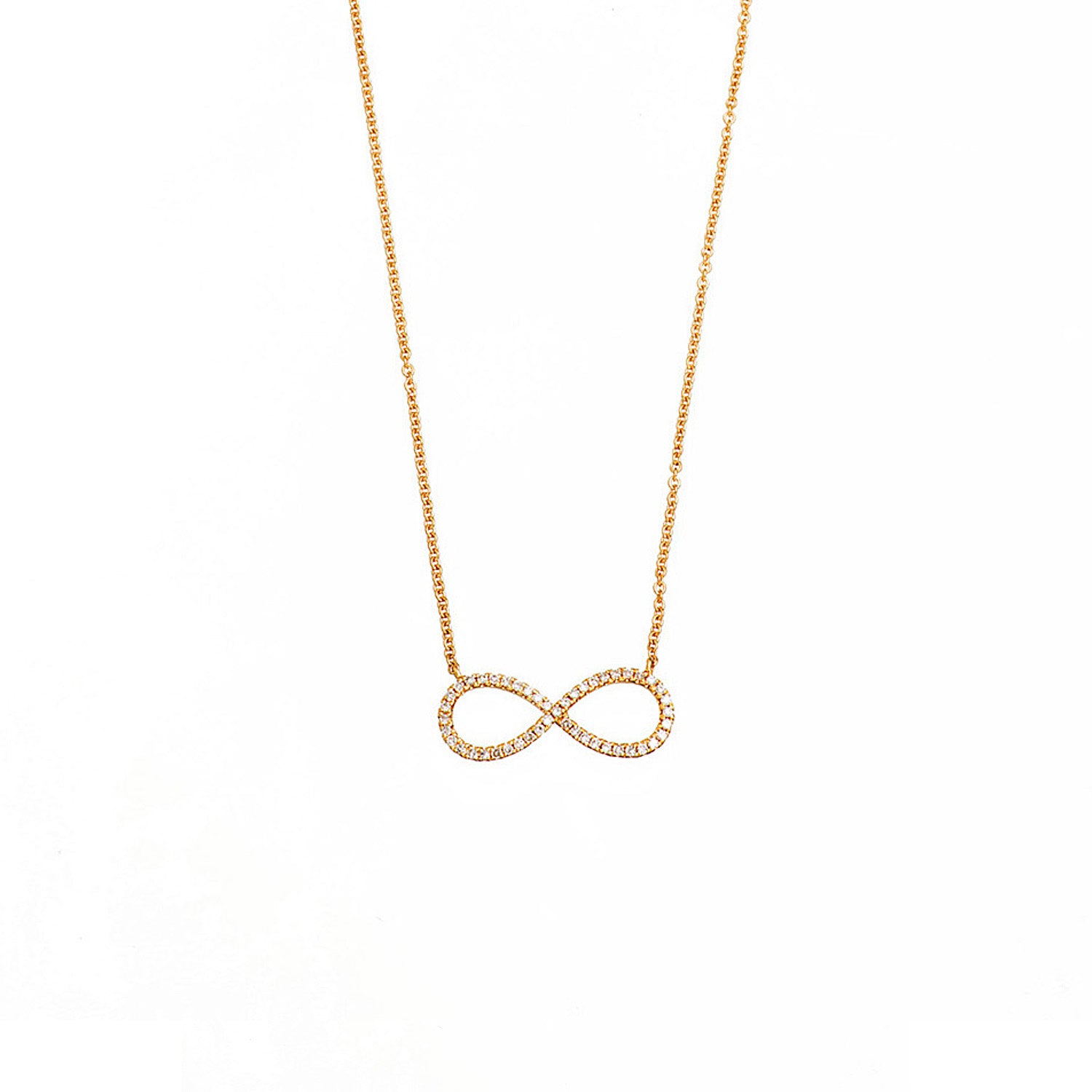Diamond Infinity Necklace