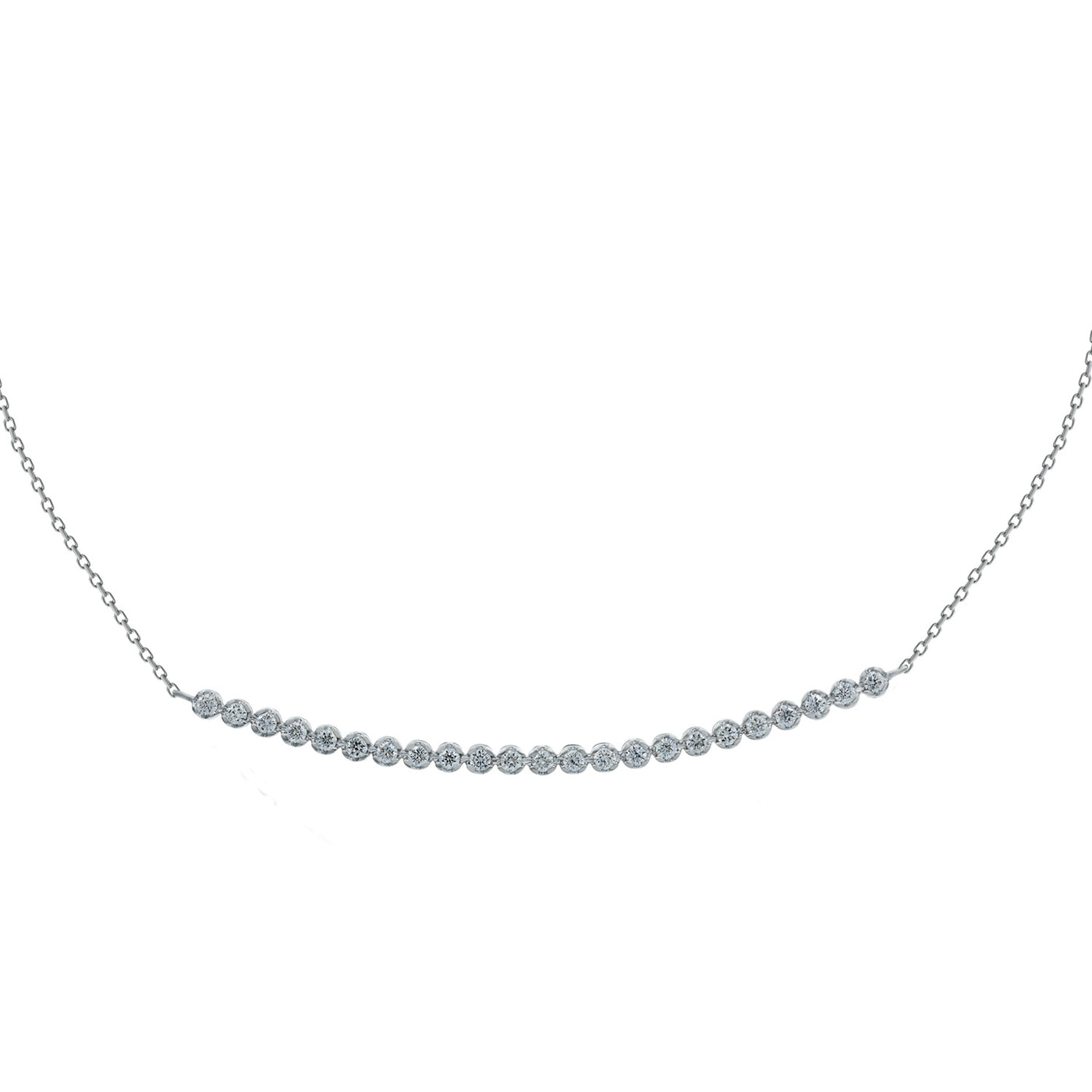 Symbol necklace. Diamond Bar Necklace. Gift necklace. Gold necklace. Diamond necklace. Precious stone necklace. Rose gold necklace. Chain necklace. High end necklace. Anatol jewelry. Fine jewelry. Golden Hall. Kifissia. Κολιέ Χρυσό. Διαμαντένιο κολιέ. Κολιέ δώρο. Diamond Bar Necklace.