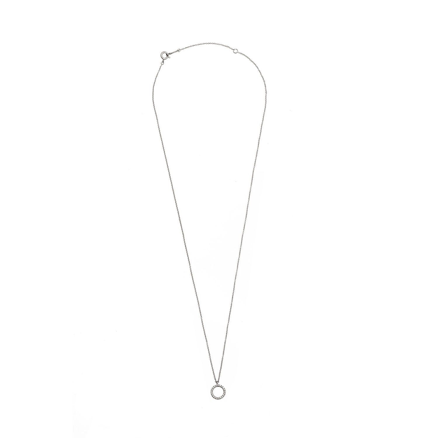 Diamond Circle Necklace