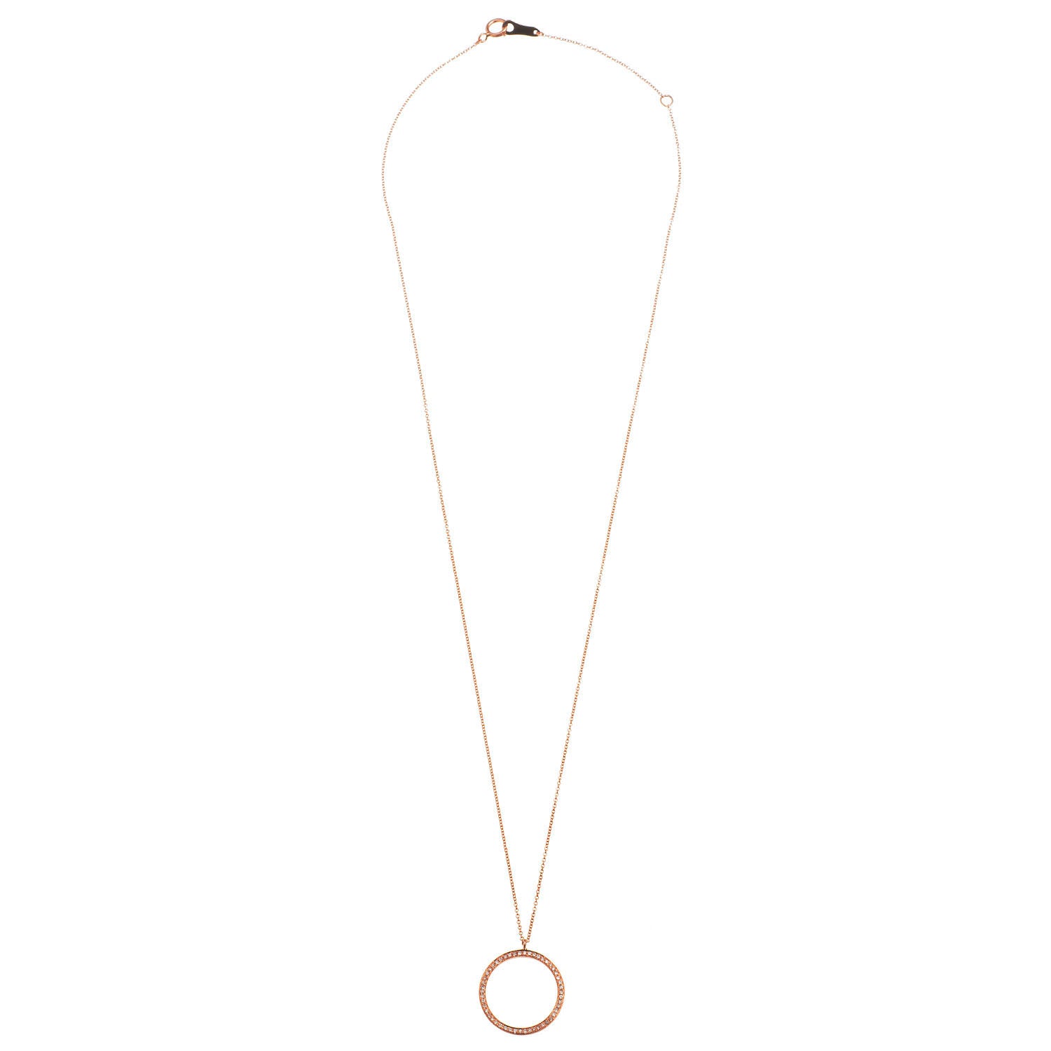 Diamond Circle Necklace