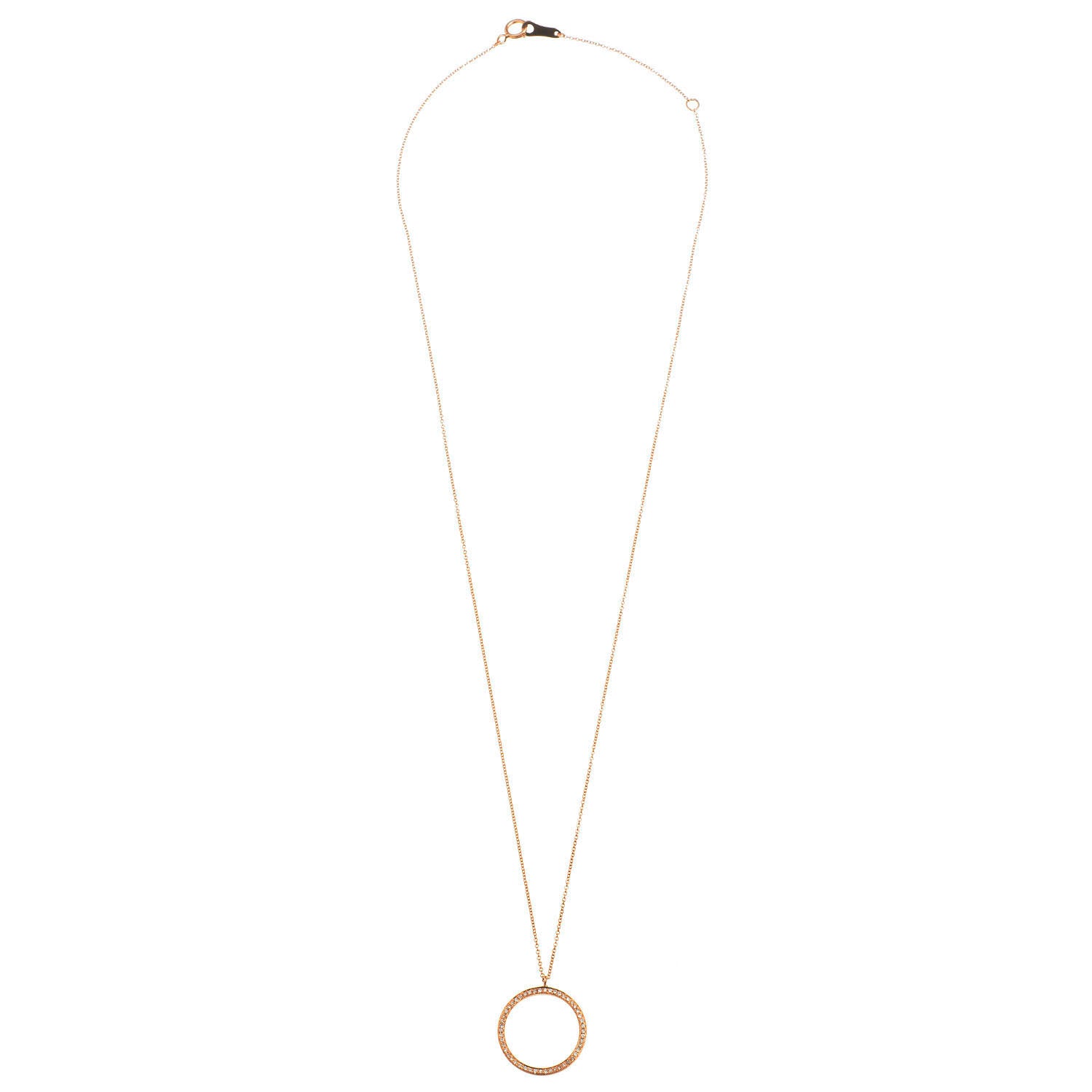 Diamond Circle Necklace