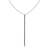 Black and White Diamond Necklace