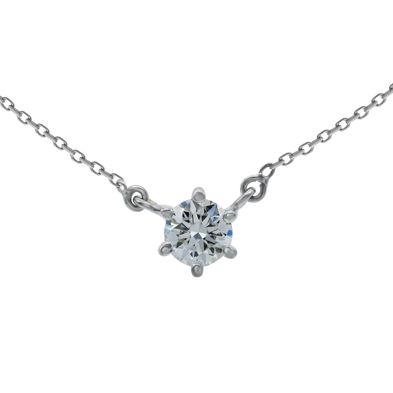 0.30CT, E, VVS1 Diamond Necklace