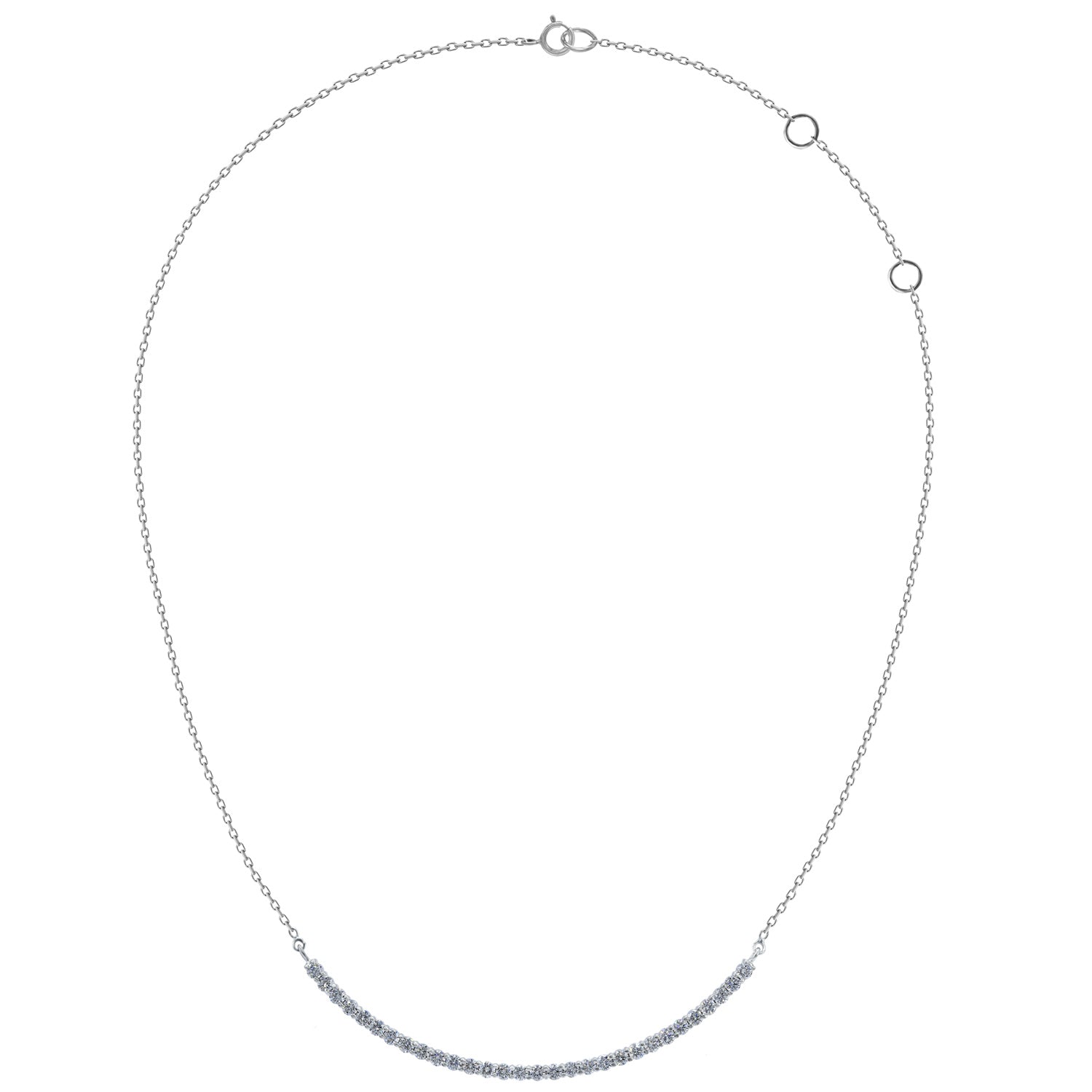 Diamond Bar Necklace