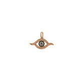 Sapphire & Diamond Eye Pendant