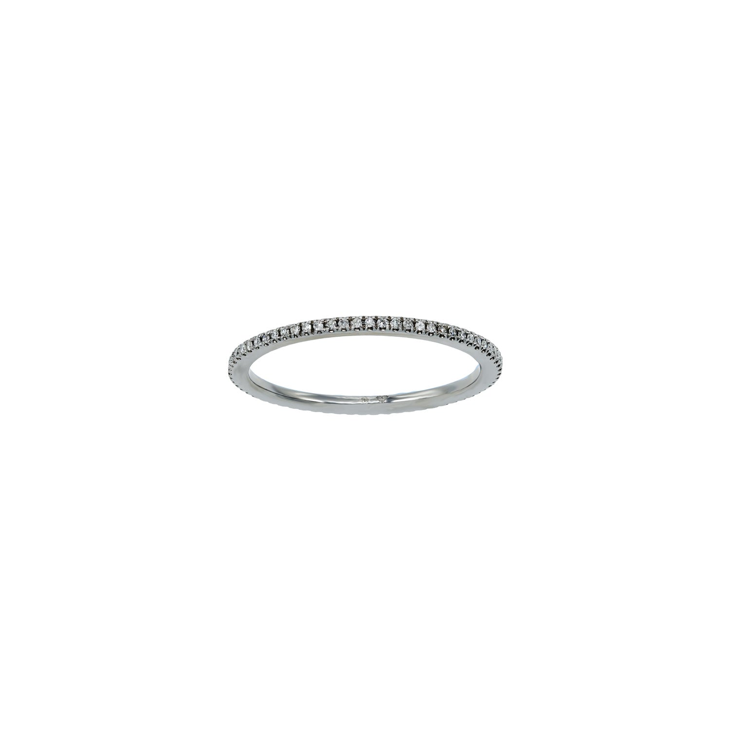 Diamond eternity ring. Thin eternity ring.