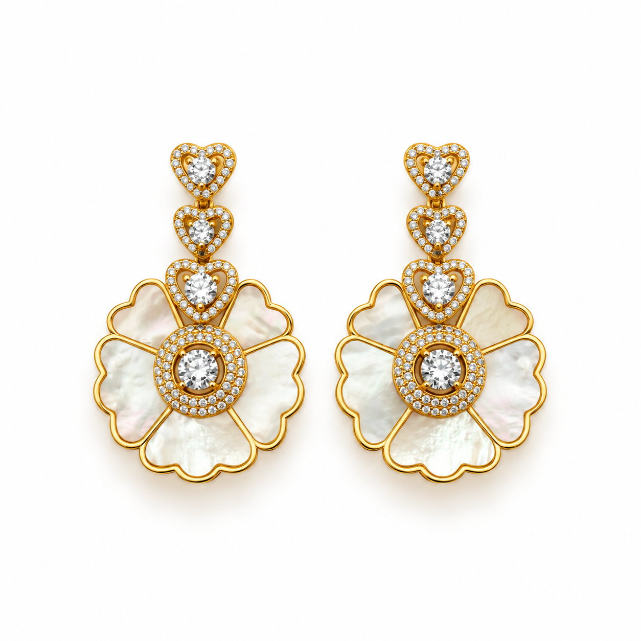 Romantic Bloom Chandelier Earrings