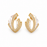 Golden Fountain Earring