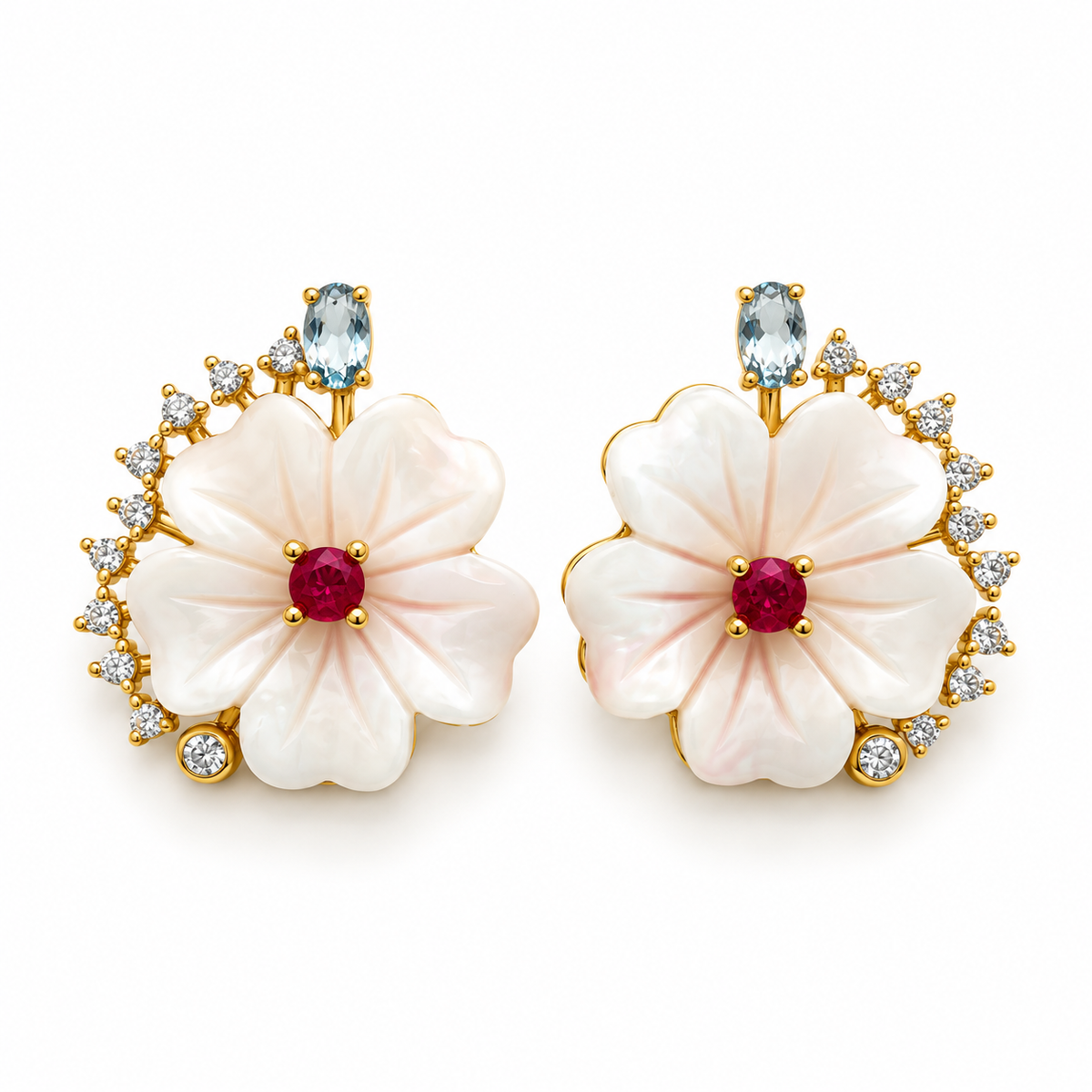 Camelia Blossom Earrings