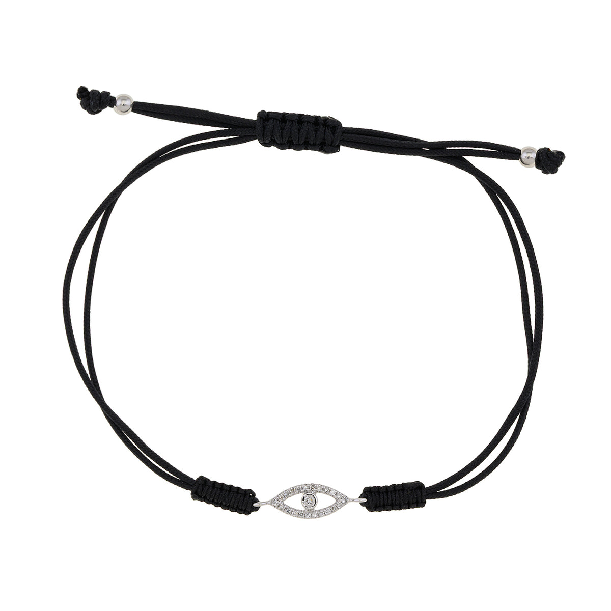 Diamond Eye Cord Bracelet
