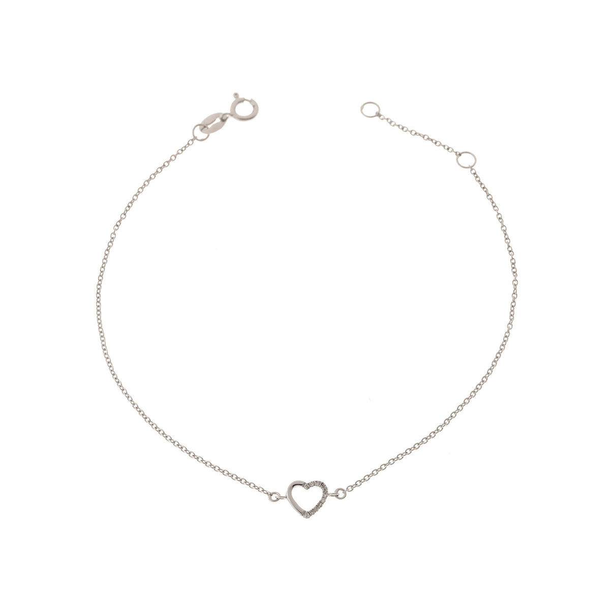 Diamond bracelet. Gold Bracelet. 18k gold bracelet. Rose Gold Bracelet. Yellow gold bracelet. White Gold Bracelet. Gift Bracelet. Chain Bracelet. Anatol jewelry. Fine Jewelry. Golden Hall. Kifissia. Βραχιόλι καρδιά. Βραχιόλι δώρο. Καρδιά με διαμάντια. Χρυσό βραχιόλι. Βραχιόλι με αλυσίδα. Heart bracelet. Diamond Heart.