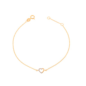 Diamond bracelet. Gold Bracelet. 18k gold bracelet. Rose Gold Bracelet. Yellow gold bracelet. White Gold Bracelet. Gift Bracelet. Chain Bracelet. Anatol jewelry. Fine Jewelry. Golden Hall. Kifissia. Βραχιόλι καρδιά. Βραχιόλι δώρο. Καρδιά με διαμάντια. Χρυσό βραχιόλι. Βραχιόλι με αλυσίδα. Heart bracelet. Diamond Heart.