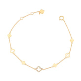 Multi-Cross Diamond Bracelet. Cross Bracelet. Βραχιόλι με σταυρουδάκια. Βραχιόλι με μπρογιάν.