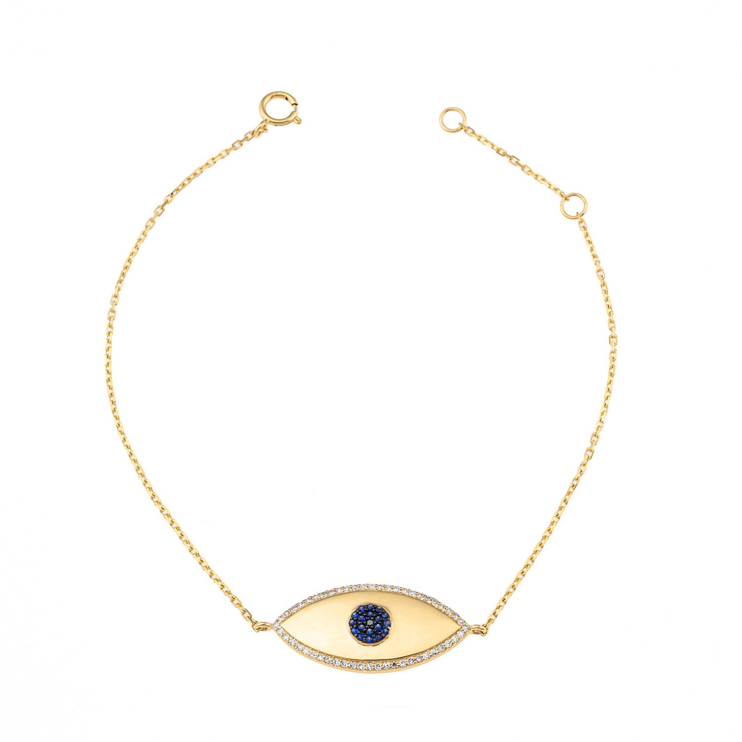 Golden Eye Diamond Bracelet