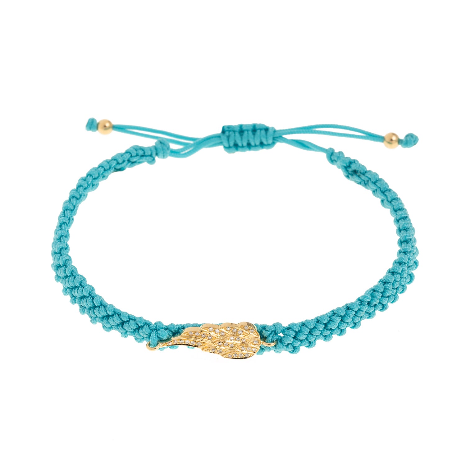 Cord Angel Wing Bracelet