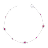 Ruby Shapes Bracelet