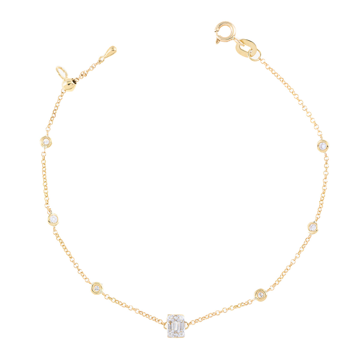 Multi Diamonds Bracelet