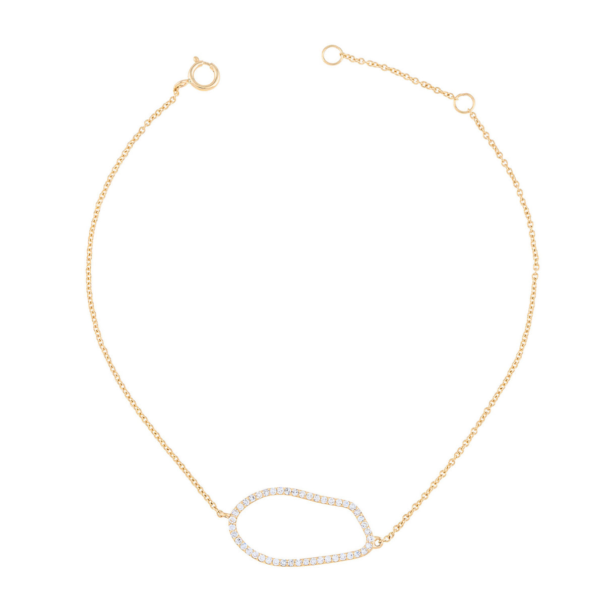 Single Cloud Diamond Bracelet