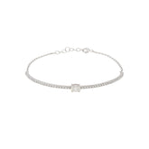 Diamond Top Diamond Bangle Bracelet