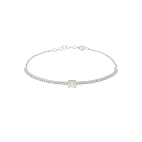 Diamond Top Diamond Bangle Bracelet