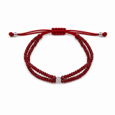 Diamond in Rubies Bracelet