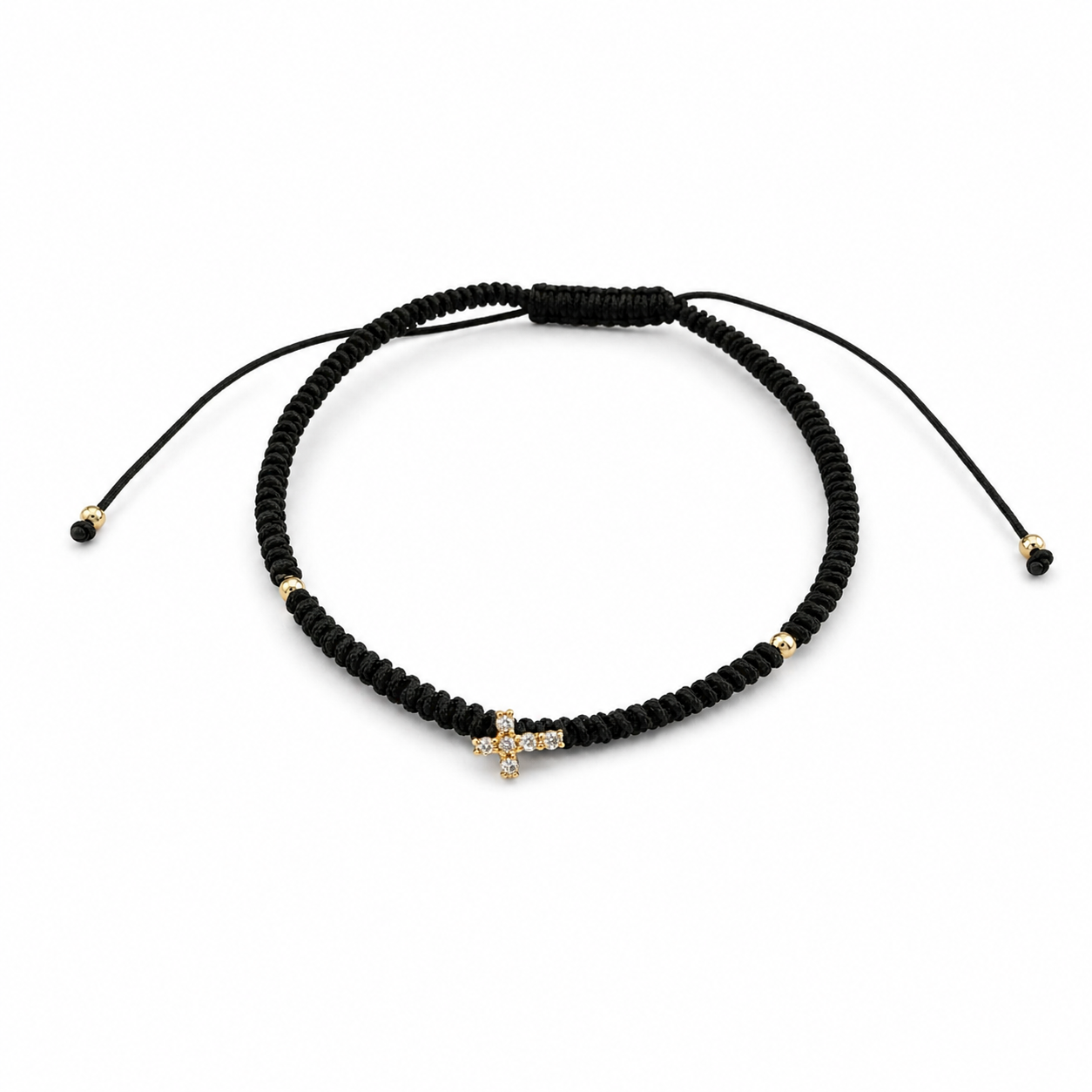 Cross on Thread Bracelet