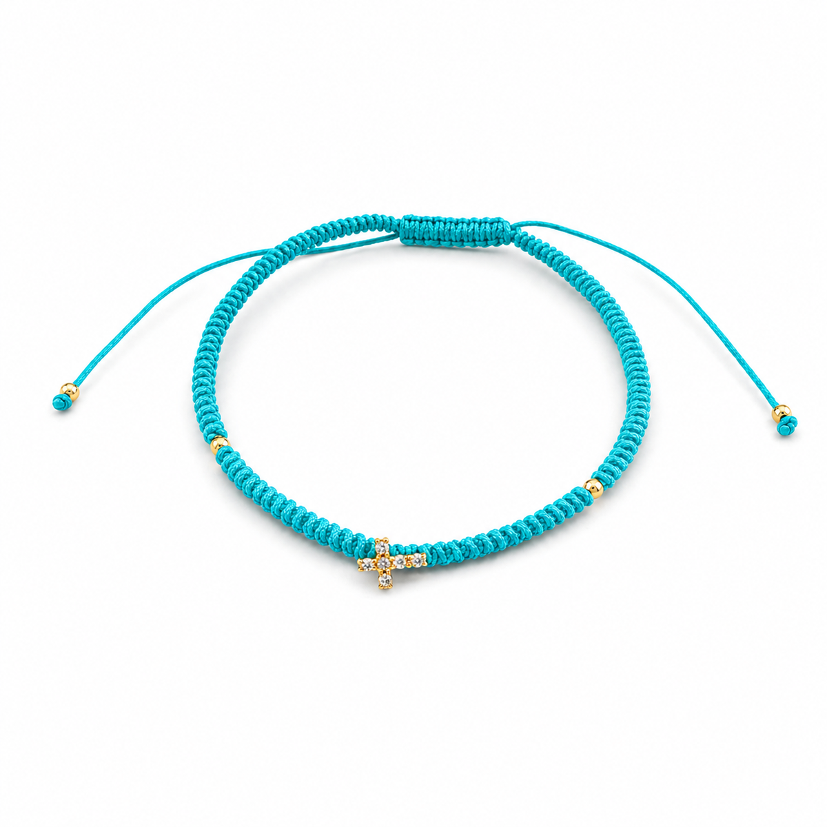 Cross on Thread Bracelet